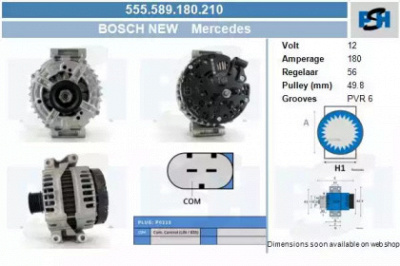 CV PSH 555589180210 -  Генератор
